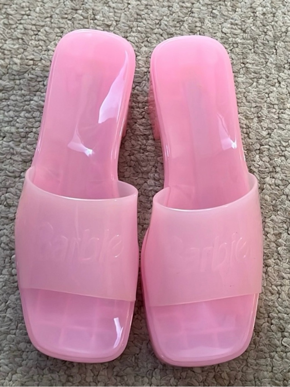 Barbie Pink Slide jelly Sandals Women’s Slides